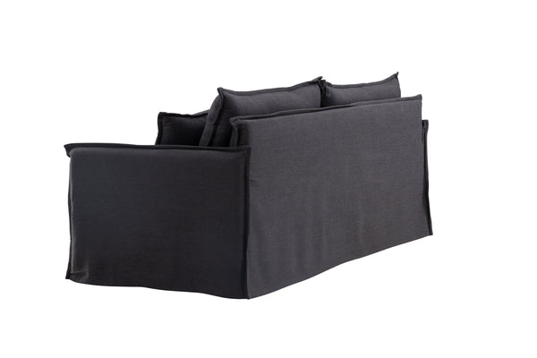 3-Sits Soffa NOVA Polyester Svart