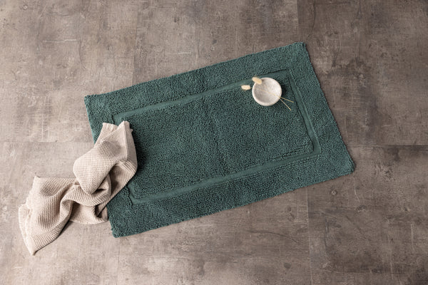 Bathroom rug WILLIAM Cotton 50X80 Green