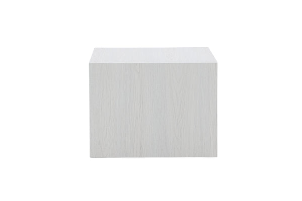 Coffee table YORK 40x80X60cm-MDF White plastered