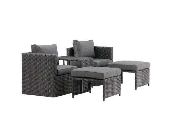 Lounge Set QUAD Konstrotting Grå