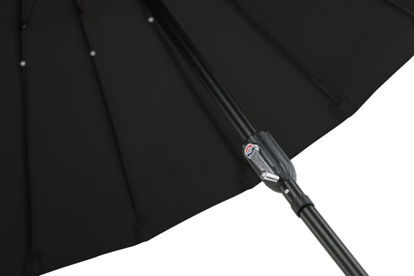 Parasol PALMETTO Aluminum ⌀270 Black