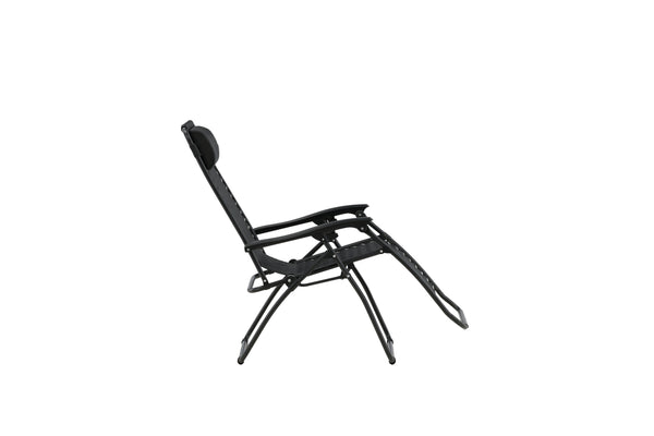 Deckchairs MELKER Textilen Black