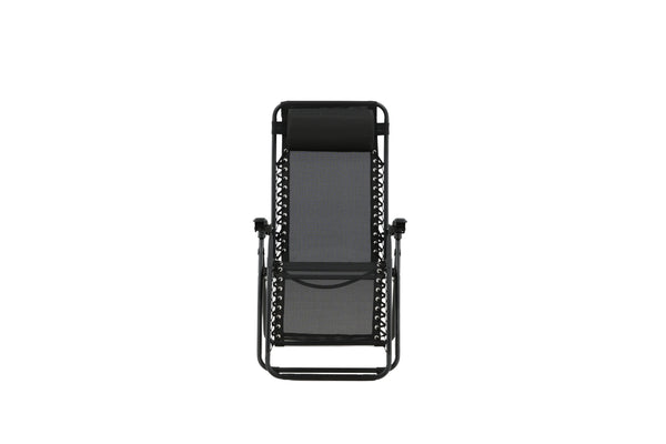 Deckchairs MELKER Textilen Black