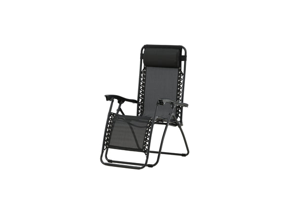 Deckchairs MELKER Textilen Black