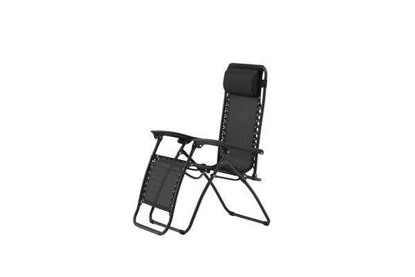 Deckchairs MELKER Textilen Black