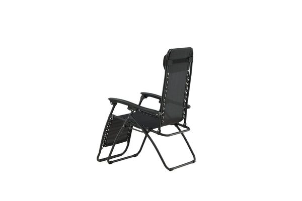 Deckchairs MELKER Textilen Black