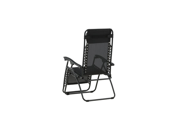 Deckchairs MELKER Textilen Black