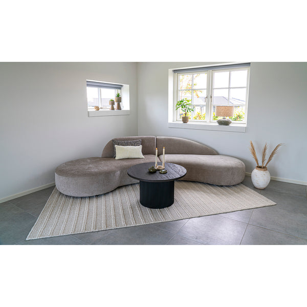 Couchtisch BOAVISTA MDF Ø80x45 Dunkelbraun