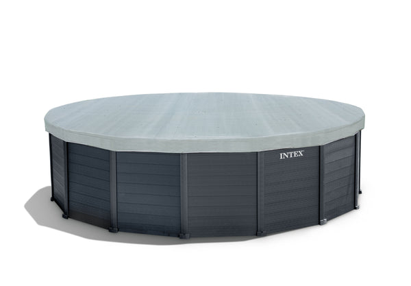 INTEX Swimming pool Graphite panel 478 x 124 cm