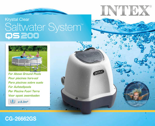 INTEX Saltvattensystem Mini / Upp till 8 000 liter