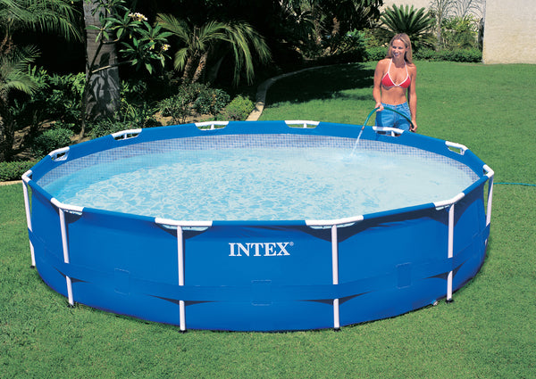 INTEX Metal Frame Swimmingpool 305*76  - Med Utan Filterpump