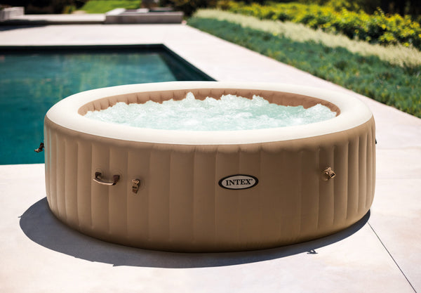 INTEX PureSpa Bubble Uppblåsbar Jacuzzi 6 Personer