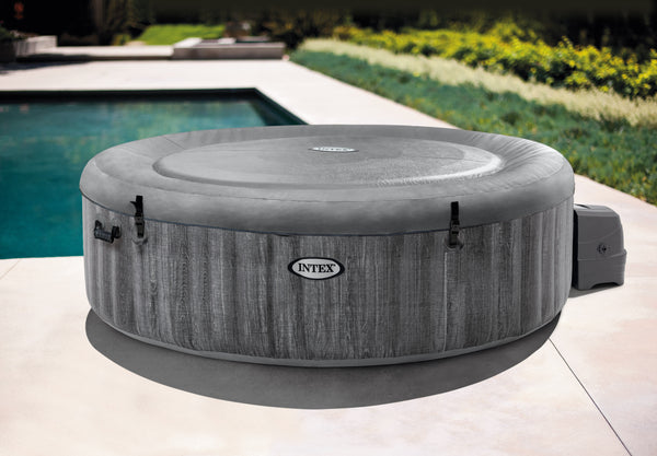 INTEX Uppblåsbar Jacuzzi Greywood Deluxe 6 Personer