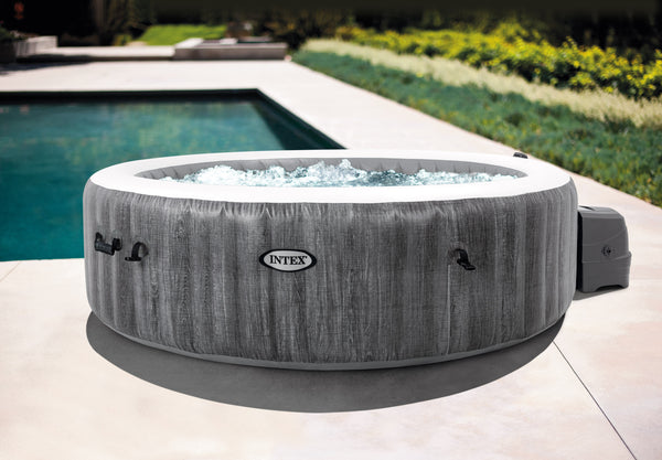 INTEX Uppblåsbar Jacuzzi Greywood Deluxe 6 Personer