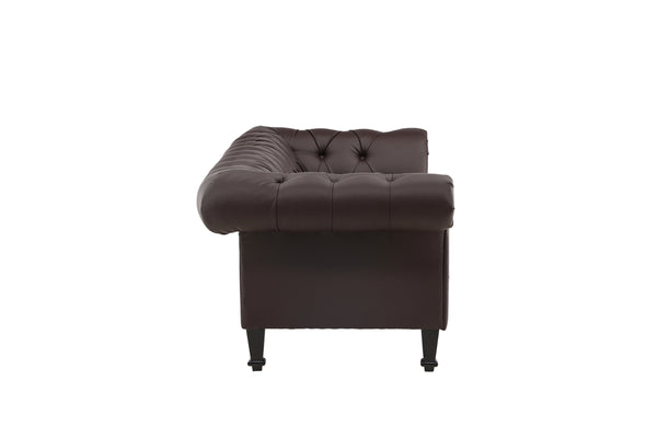 ÄTRAN 3-Sitzer-Sofa PU Braun