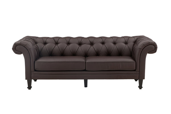 ÄTRAN 3-Sitzer-Sofa PU Braun