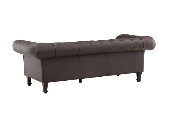 ÄTRAN 3-Sitzer-Sofa PU Braun