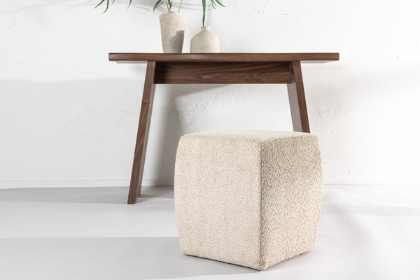 Pouffe NAPLES Polyester Beige