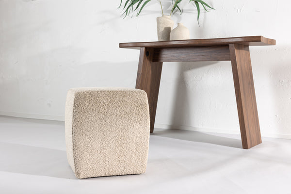 Pouffe NAPLES Polyester Beige