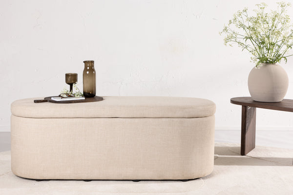 POTENZA Ottoman Off-White