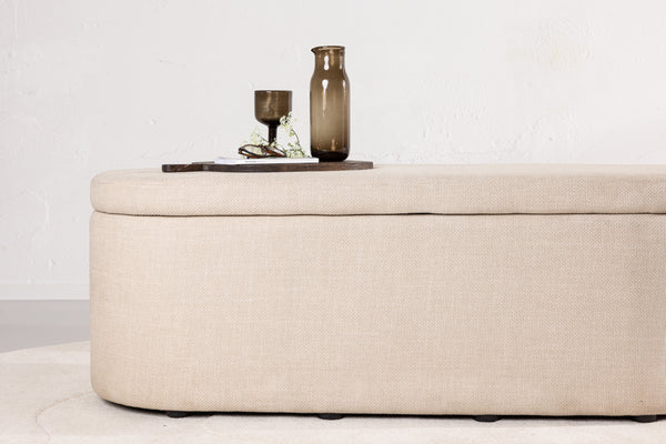 POTENZA Ottoman Off-White