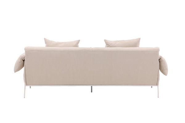 Soffa ÖCKERÖ 3-Sits Bomull  Beige