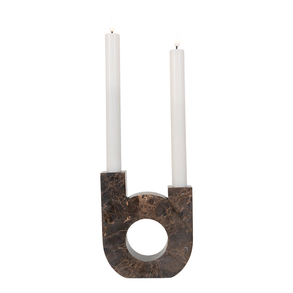 Ljus hållare CANDLE Marmor 3.5x12x14 Marmor