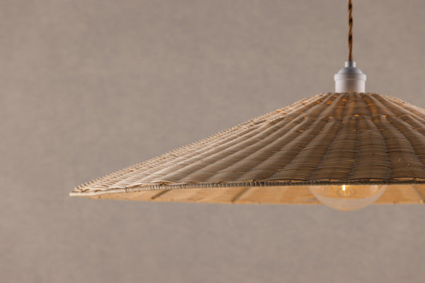 Taklampa HERRESTAD Rattan E27-Natur