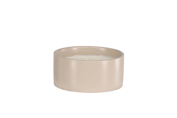 Duftkerze DOUGLAS Keramik Beige - D13*H6cm