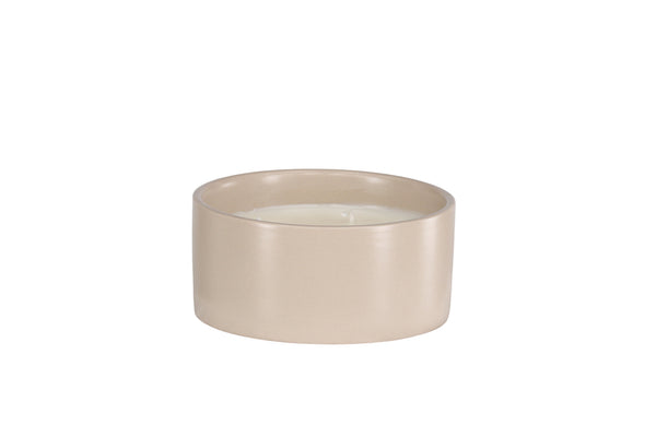 Duftkerze DOUGLAS Keramik Beige - D13*H6cm