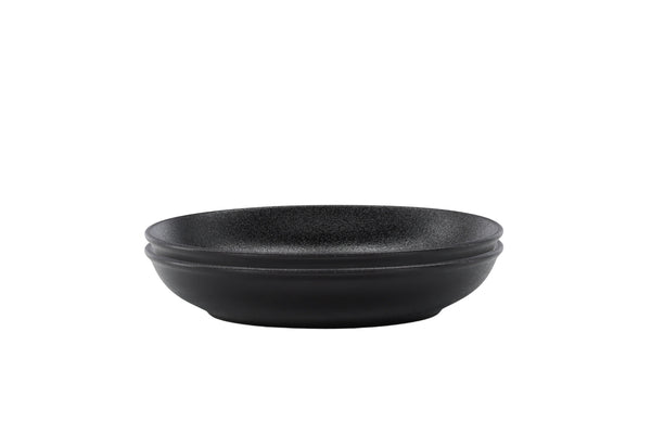 Bowls WABI SABI Strengthen Porcelain ⌀21 2pcs Black