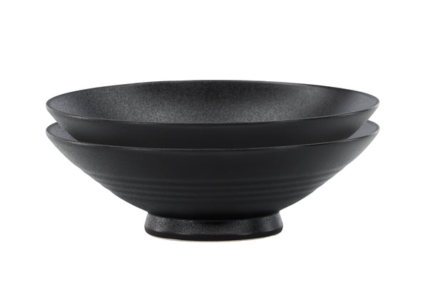 Bowls WABI SABI Strengthen porcelain ⌀25 2pcs Black