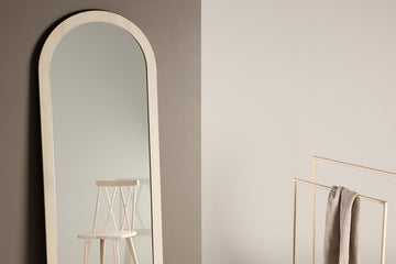 Mirror MEMPHIS Glass 193*60 White plastered