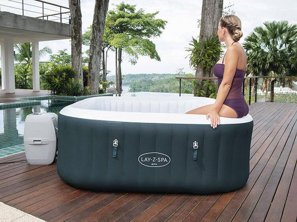 LAY-Z Spa Ibiza Bestway AirJet aufblasbarer Whirlpool für 4–6 Personen