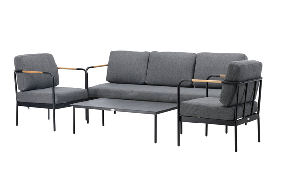 Lounge Set PEHNNA Stål Svart