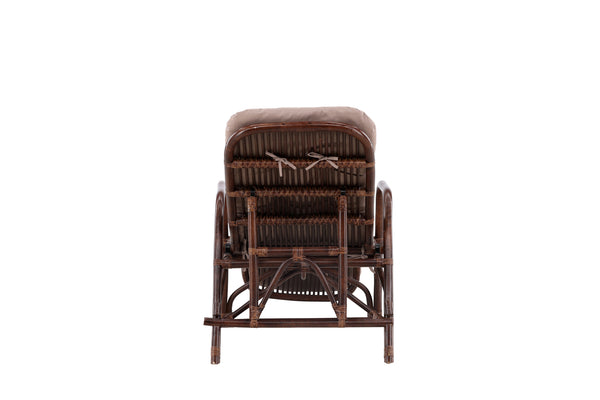 Sun loungers NELLA Rattan Dark walnut