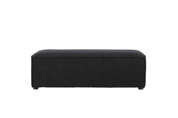 Pouffe GILLHOLMEN Bouclé Black