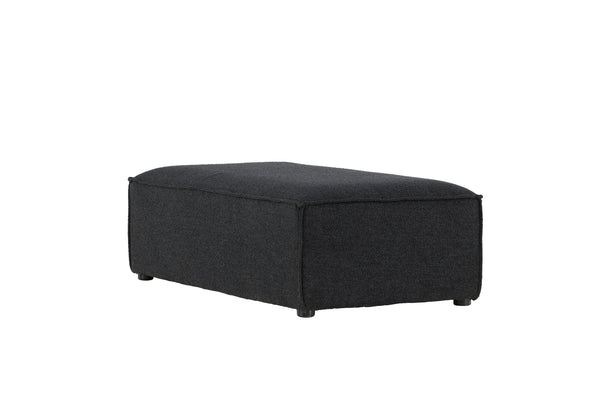 Pouffe GILLHOLMEN Bouclé Black