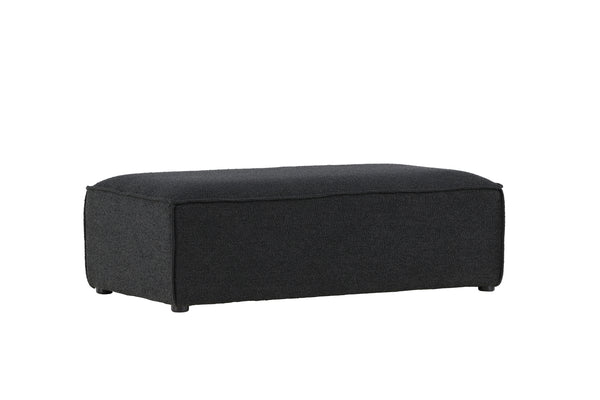 Pouffe GILLHOLMEN Bouclé Black