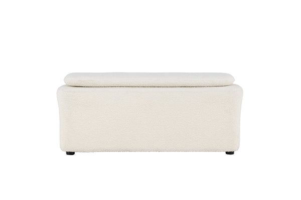 Ottoman LAUREL Boucle Beige