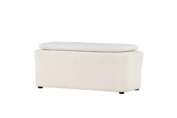 Ottoman LAUREL Boucle Beige