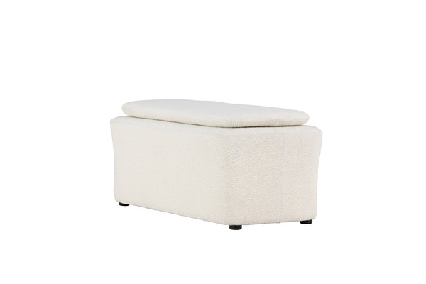 Ottoman LAUREL Boucle Beige