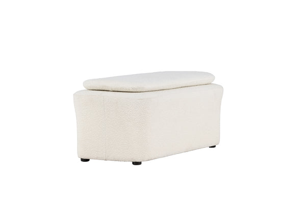 Ottoman LAUREL Boucle Beige