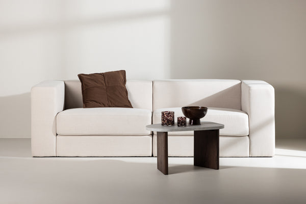 3-Seater Sofa LUMI Linen White