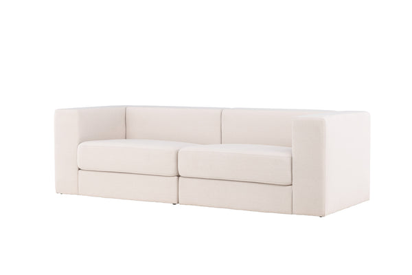 3-Seater Sofa LUMI Linen White