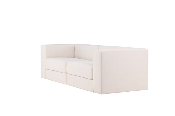 3-Seater Sofa LUMI Linen White