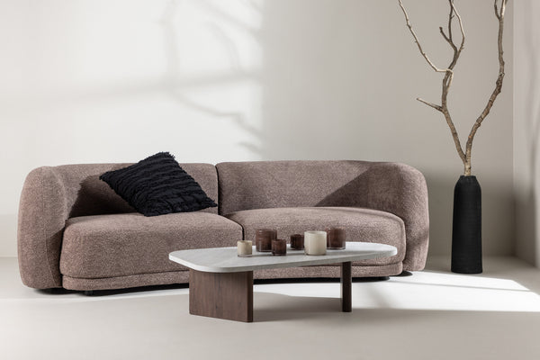 3-Sits Soffa CIELO Polyester Brun