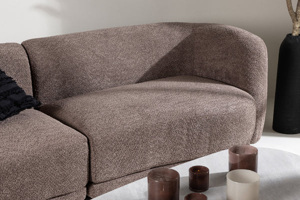 3-Sits Soffa CIELO Polyester Brun