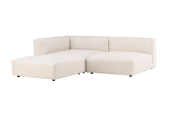 Schäslongsoffa MAVI Polyester Beige