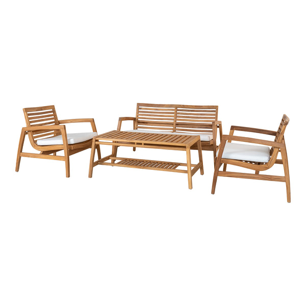 Lounge Set SANTANDER Teak Natur